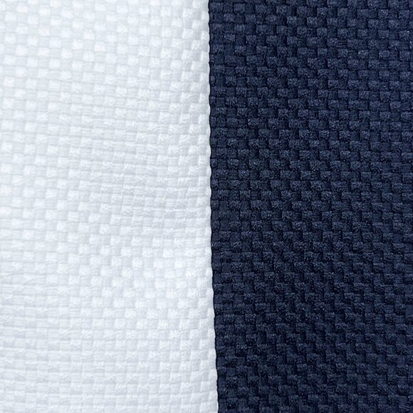 Tahari ASL Split Neck Sleeveless Waffle Colorblock Midi Dress Size 10 - NWOT - Picture 7 of 10